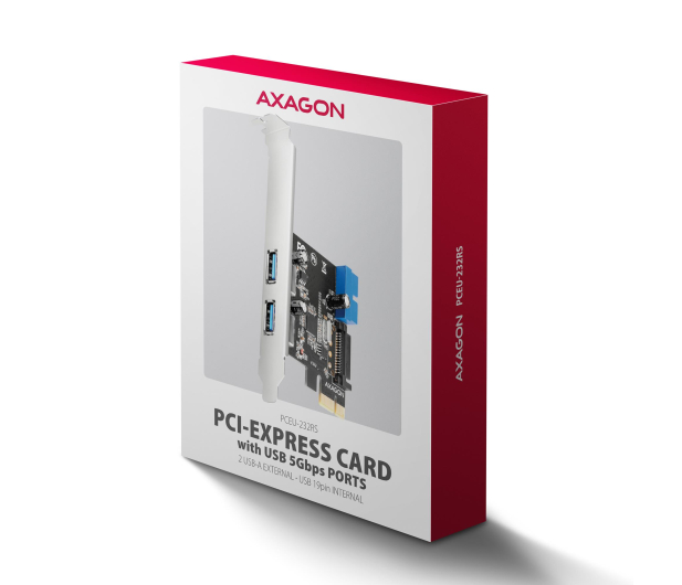 AXAGON Kontroler PCIe 2+2x port USB 3.2 GEN - 1317154 - zdjęcie 6